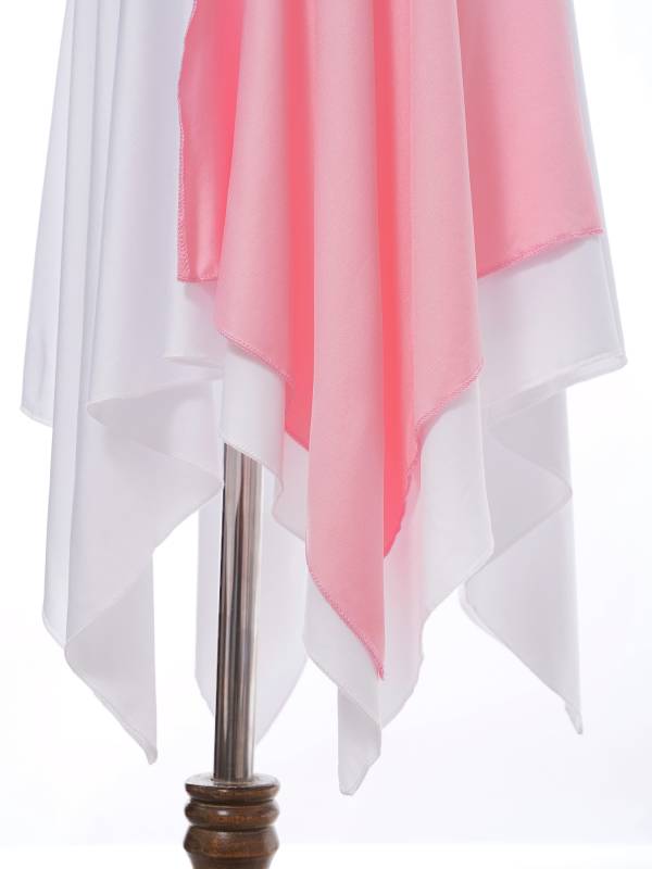 Kids Girls Sleeveless Colorblock Praise Worship Dance Dress thumb
