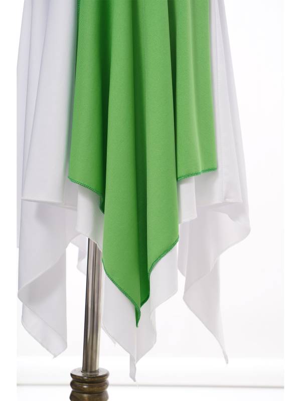 Kids Girls Sleeveless Colorblock Praise Worship Dance Dress thumb
