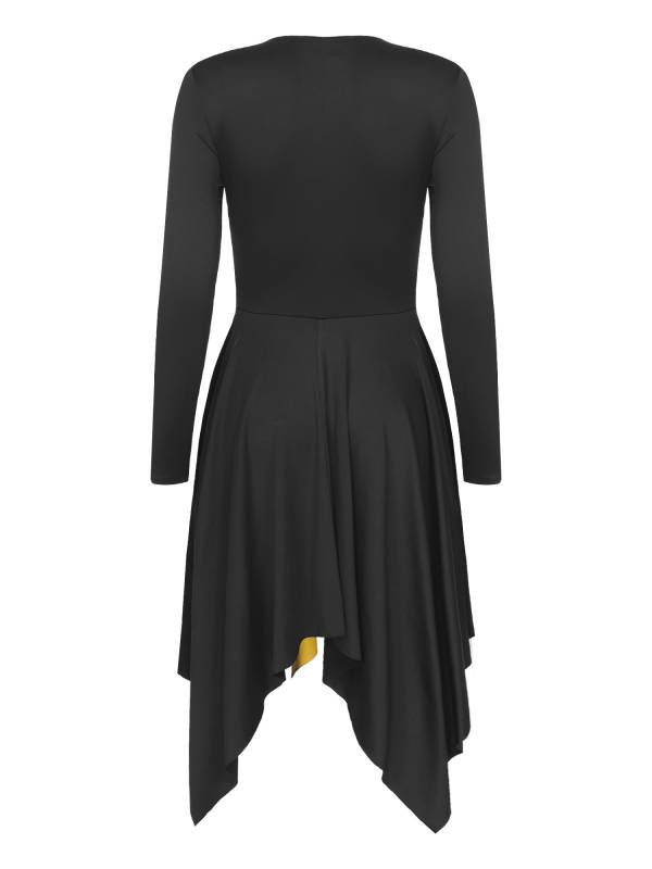 Women Long Sleeve Church Worship Dance Dress thumb