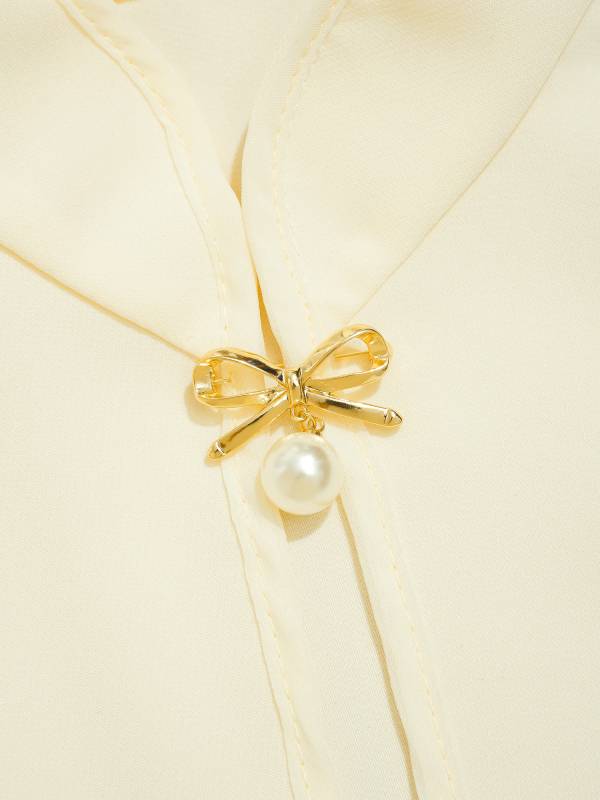 Kids Girls Christmas Brooch Mock Collar Open Front Cap Bolero Dress Accessory thumb