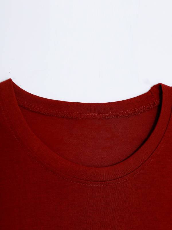 Men Solid Color Sleeveless Casual Round Neck Sports T-shirt thumb