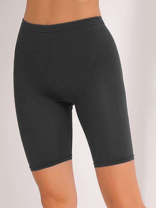Women Solid Color Yoga Shorts Leggings thumb