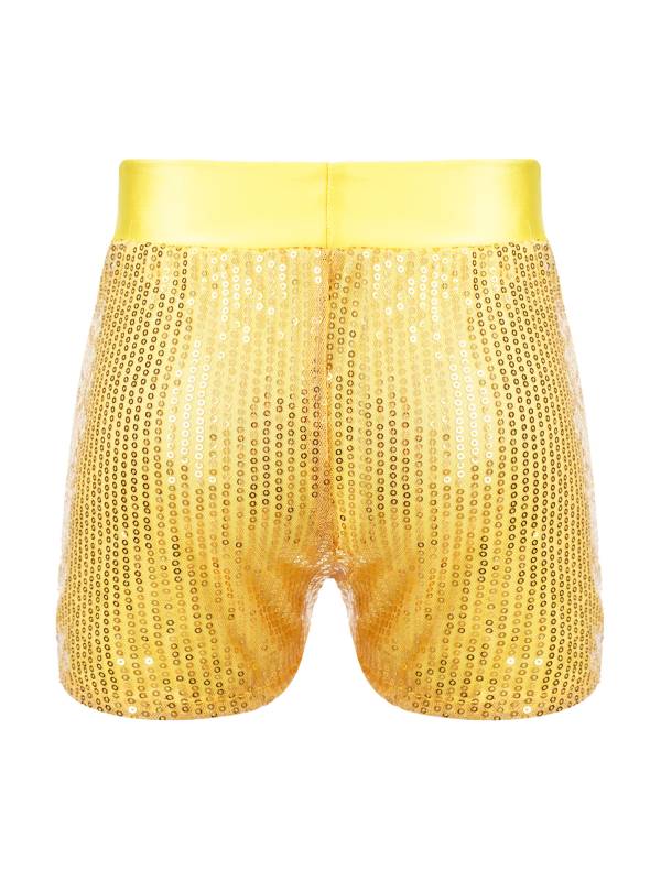Kids Girls Allover Sequins Jazz Dance Shorts thumb