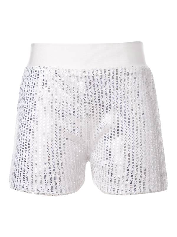 Kids Girls Allover Sequins Jazz Dance Shorts thumb