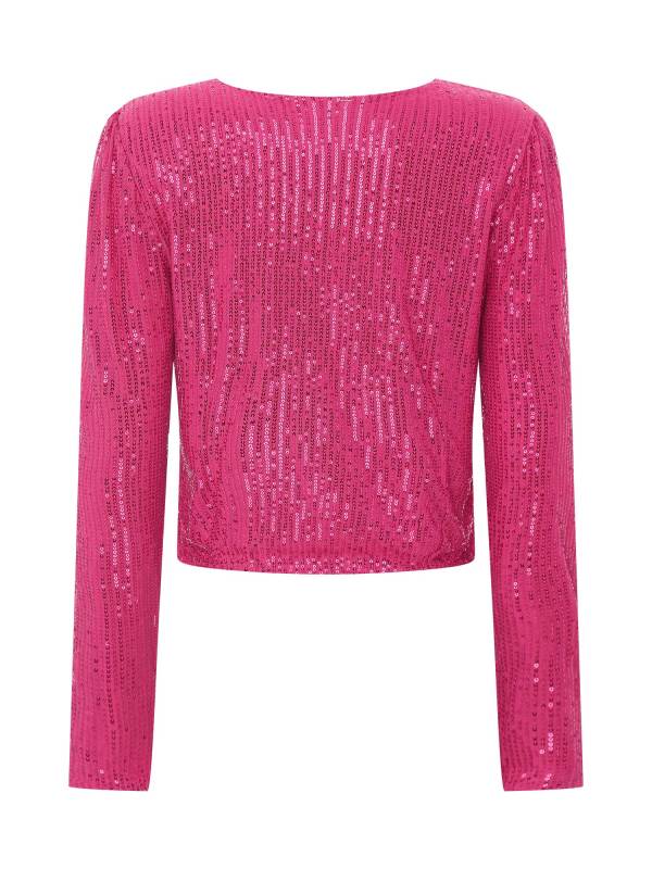 Women Sequin Open Front Coat Long Sleeve Outwear for Cocktail thumb