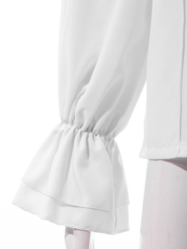 Kids Flare Sleeve Solid Color Renaissance Medieval Retro Shirts thumb