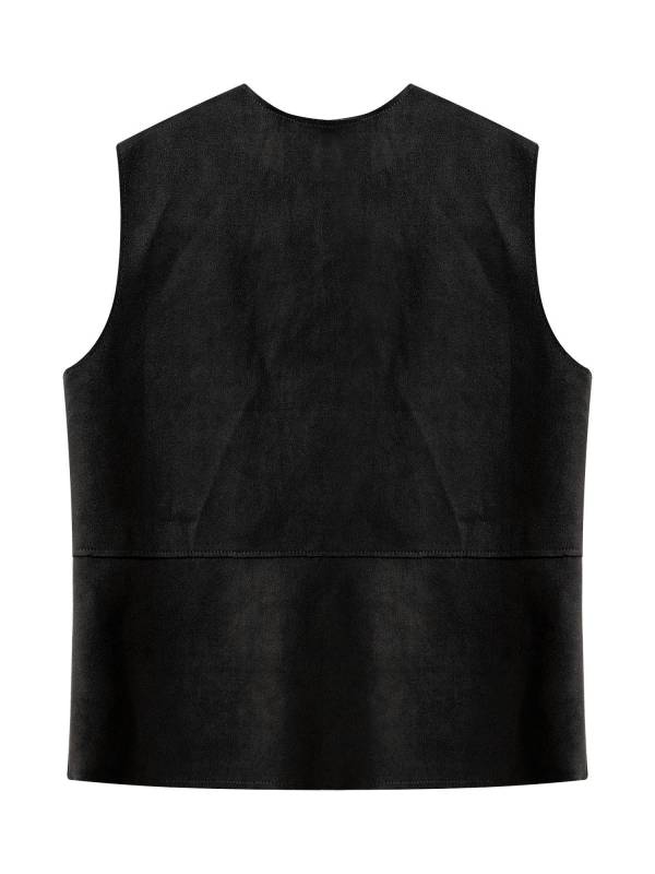 Kids Medieval Renaissance Costume Front Lace-up Pirate Gothic Vest thumb