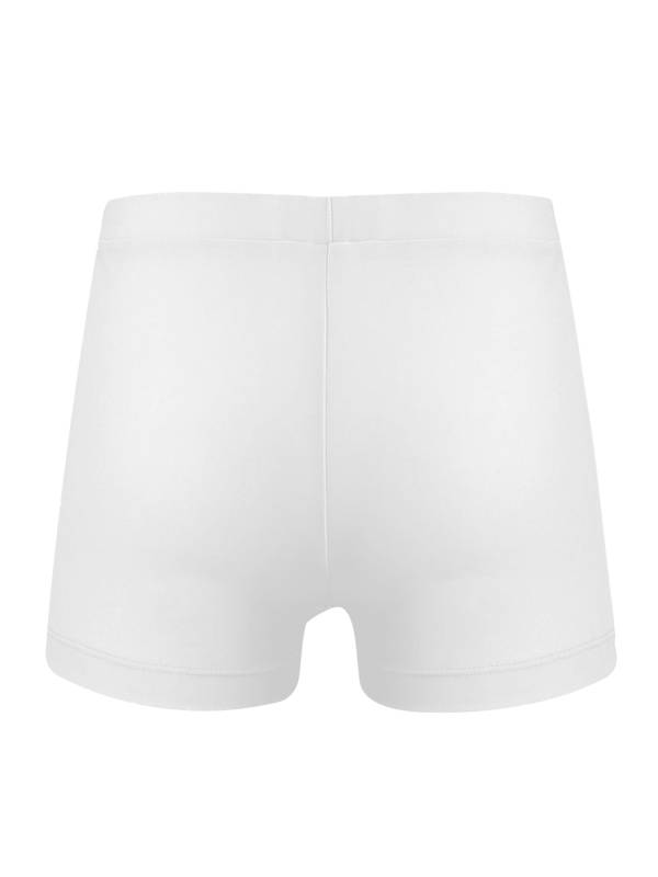 Kids Girls Solid Color Cotton Elastic Shorts Sports Bottom thumb