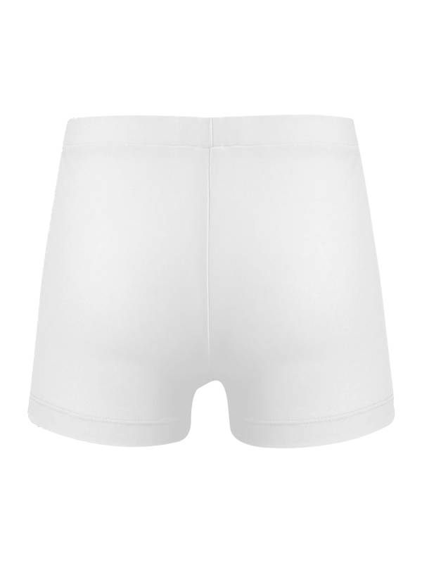 Kids Girls Solid Color Cotton Elastic Shorts Sports Bottom thumb