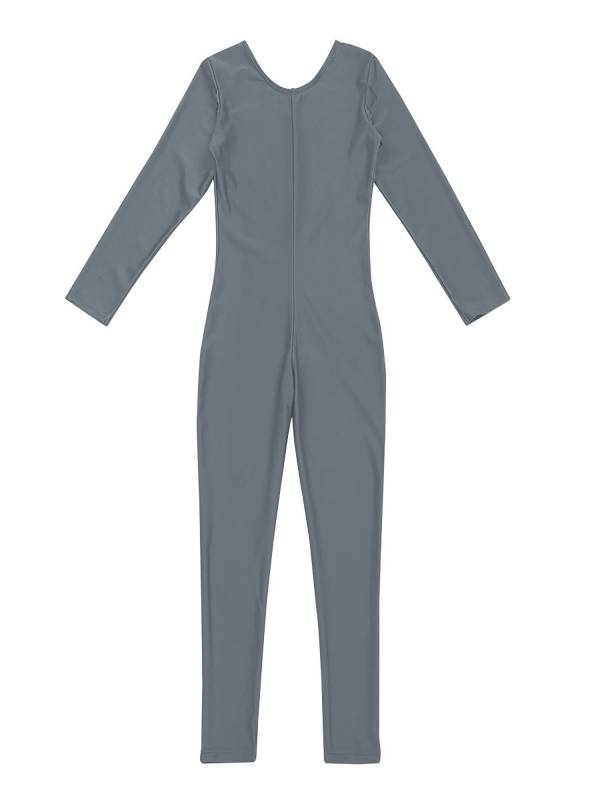 Kids Girls Long Sleeves Gymnastics Unitard Dancewear thumb