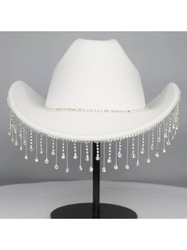 Adult Bling Rhinestone Hat Costumes Props for Bachelorette/Bridal Party thumb
