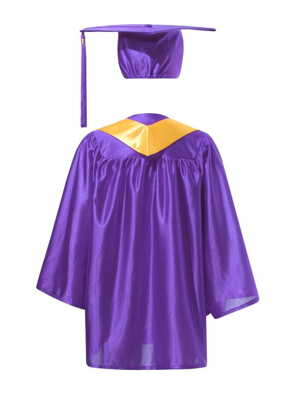 Kids Preschool Primary School Graduation Gown Uniform Set thumb