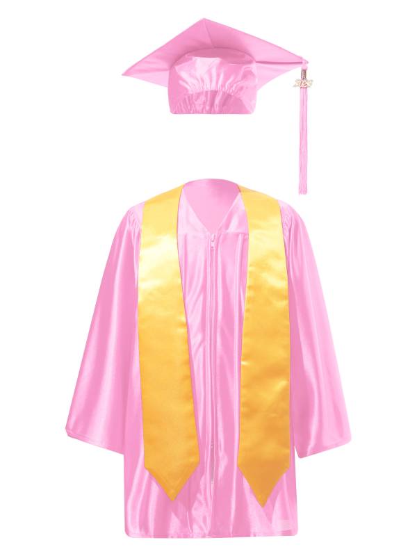 Kids Preschool Primary School Graduation Gown Uniform Set thumb