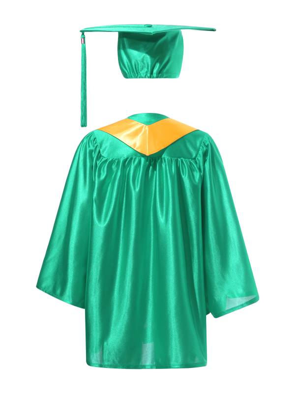 Kids Preschool Primary School Graduation Gown Uniform Set thumb
