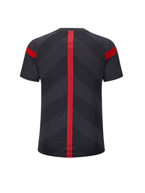 Men Two-Piece Short Sleeve T-shirt with Shorts Soccer Referee Uniform thumb