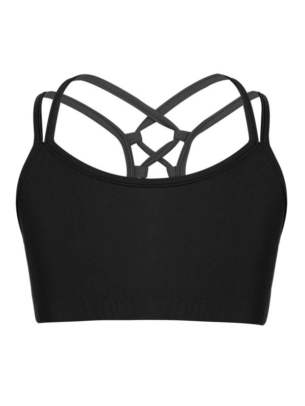 Kids Girls Two Pieces Swimwear Sleeveless Top and Shorts Set thumb