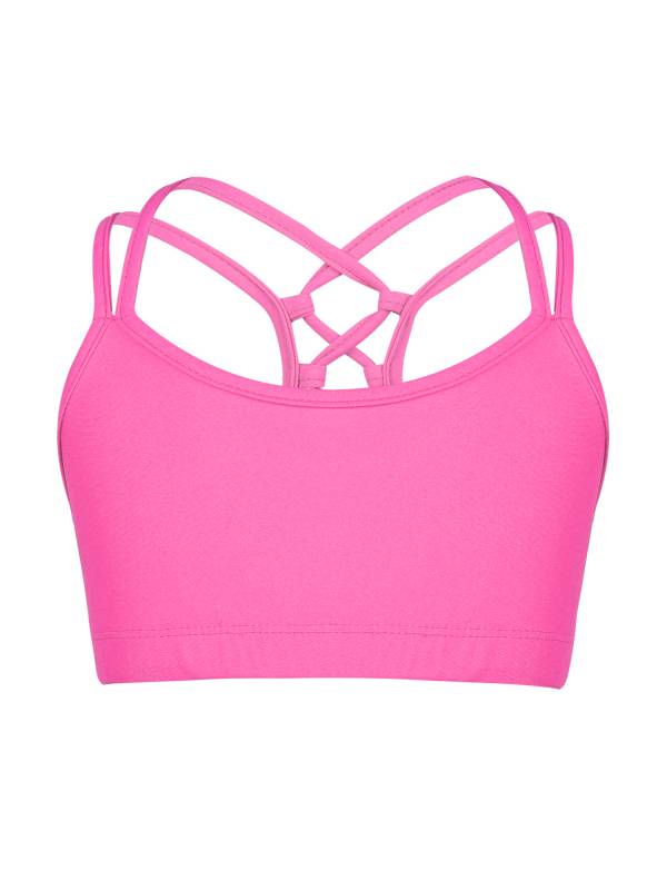 Kids Girls Two Pieces Swimwear Sleeveless Top and Shorts Set thumb