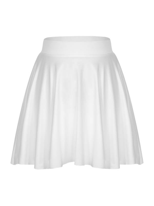 Women Solid Color Ruffle Skirt Sportwear thumb