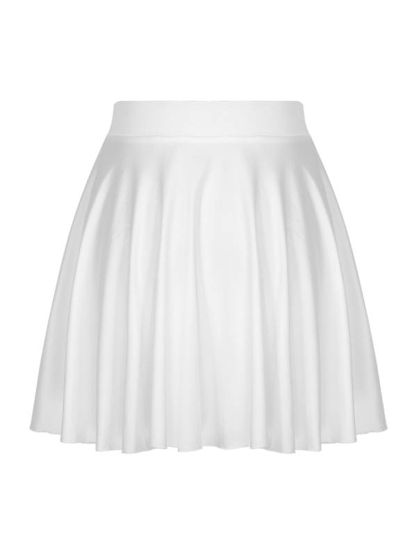 Women Solid Color Ruffle Skirt Sportwear thumb
