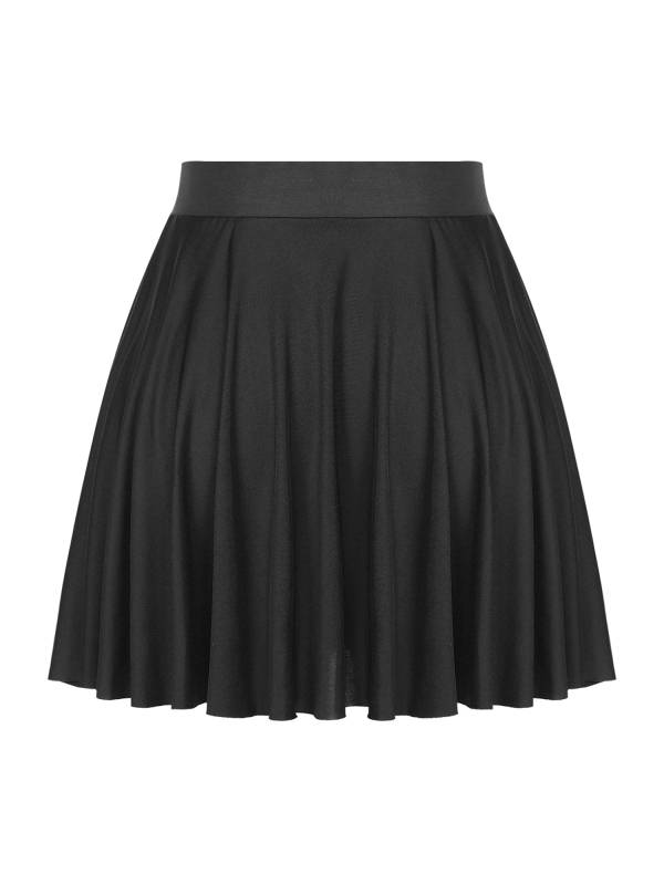 Women Solid Color Ruffle Skirt Sportwear thumb