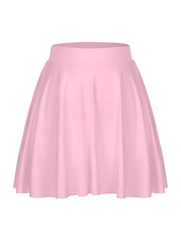 Women Solid Color Ruffle Skirt Sportwear thumb