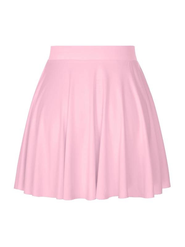 Women Solid Color Ruffle Skirt Sportwear thumb