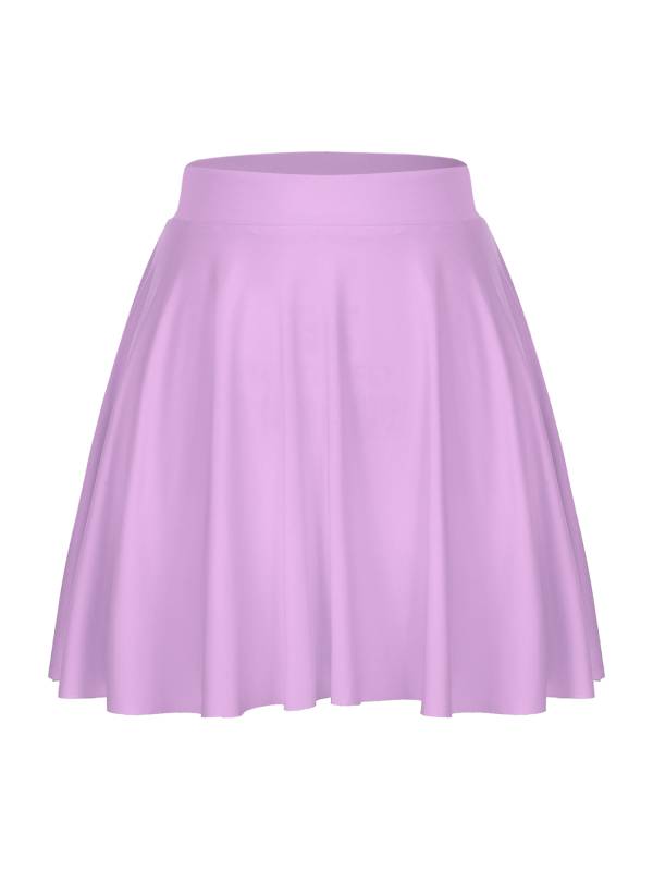 Women Solid Color Ruffle Skirt Sportwear thumb