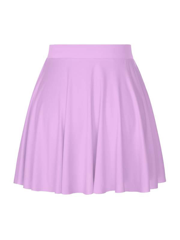 Women Solid Color Ruffle Skirt Sportwear thumb