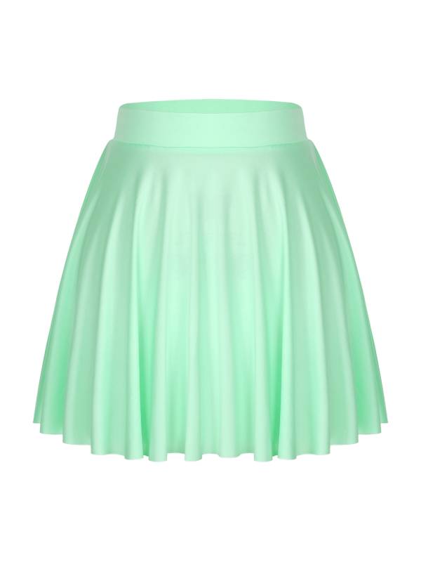Women Solid Color Ruffle Skirt Sportwear thumb