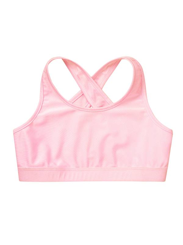 Kids Girls 2pcs Sleeveless Crop Top with Pleated Skort Skirt Tennis Set thumb