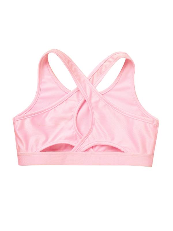 Kids Girls 2pcs Sleeveless Crop Top with Pleated Skort Skirt Tennis Set thumb