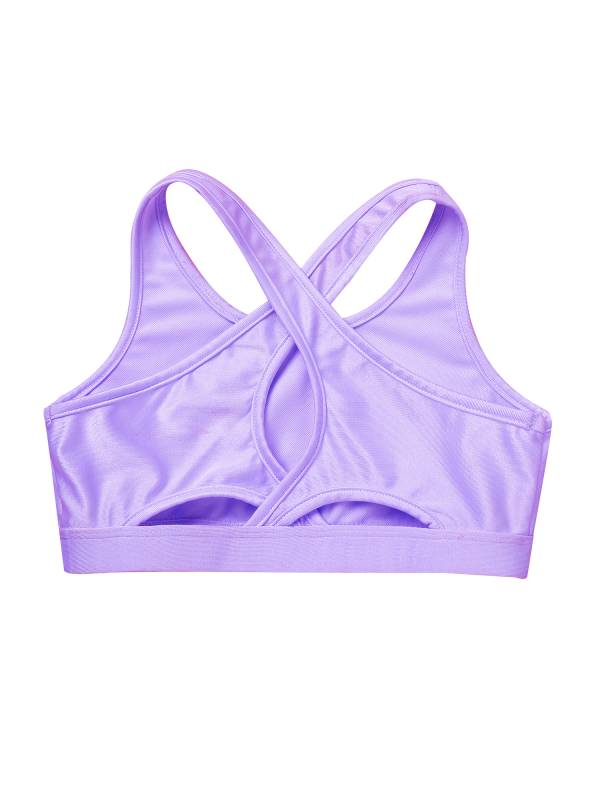 Kids Girls 2pcs Sleeveless Crop Top with Pleated Skort Skirt Tennis Set thumb