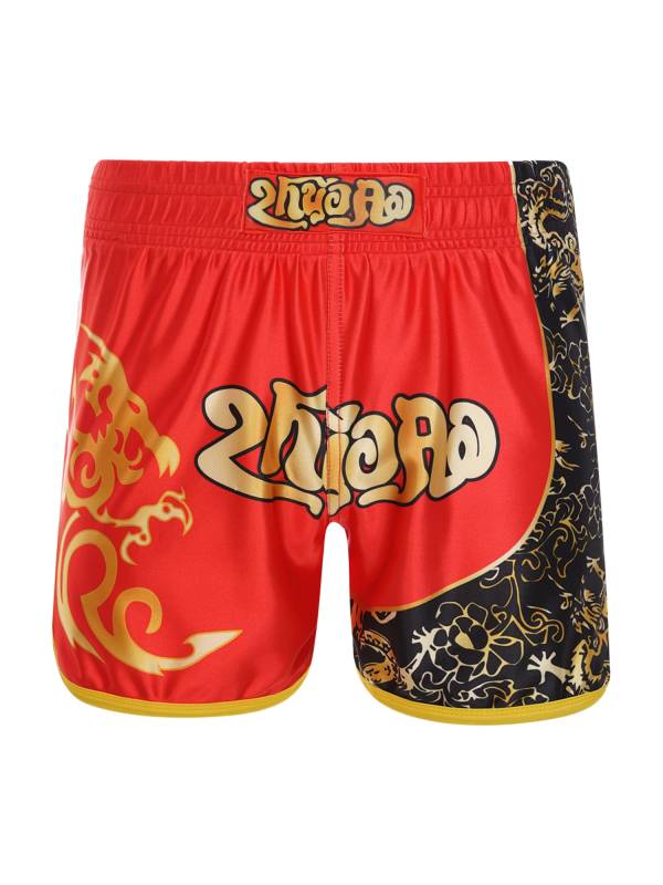Kids Boys Letter Print Boxing Wrestling Training Shorts thumb