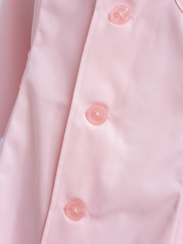 Women Long Sleeve Notch Lapel Front Buttons Nurse Pharmacist Costume Coat thumb