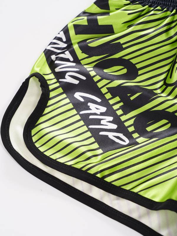 Kids Boys Letter Print Boxing Wrestling Training Shorts thumb