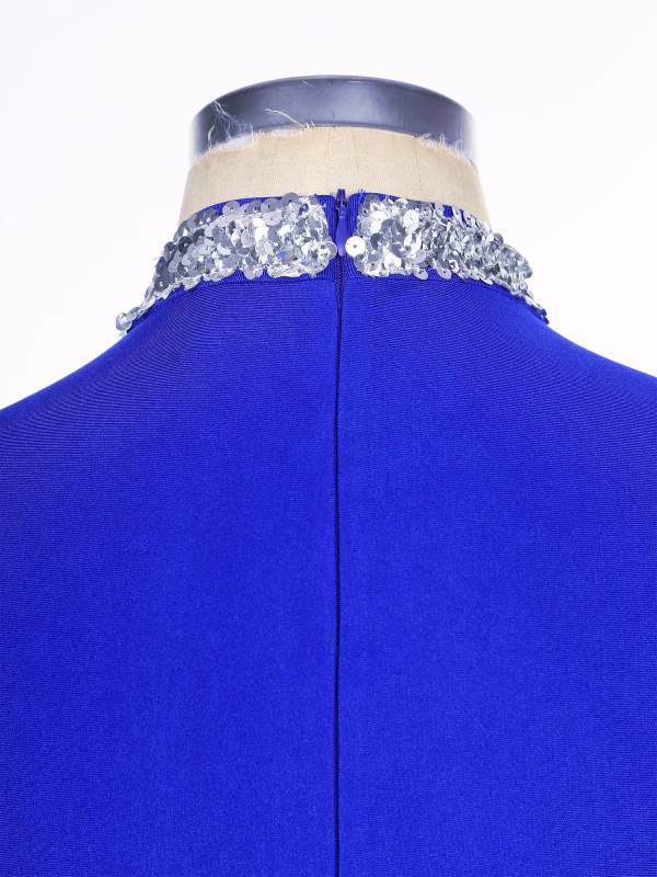 Women Sequin Sleeveless Figure Skating Dress thumb