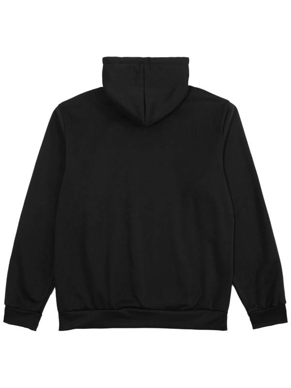 Men Long Sleeve Solid Color Sports Sweatshirt with Built-in Face Mask thumb