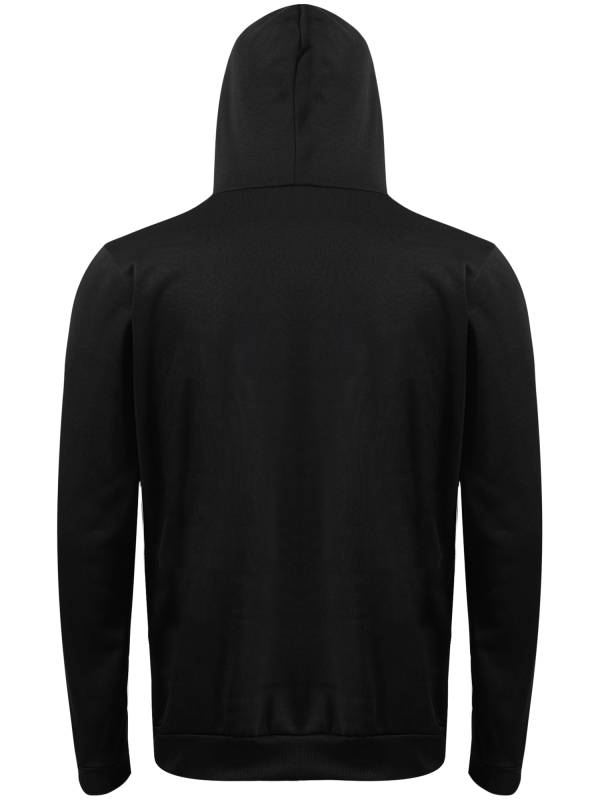 Men Long Sleeve Solid Color Sports Sweatshirt with Built-in Face Mask thumb