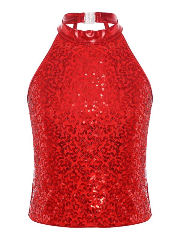Girls sequin dance top online
