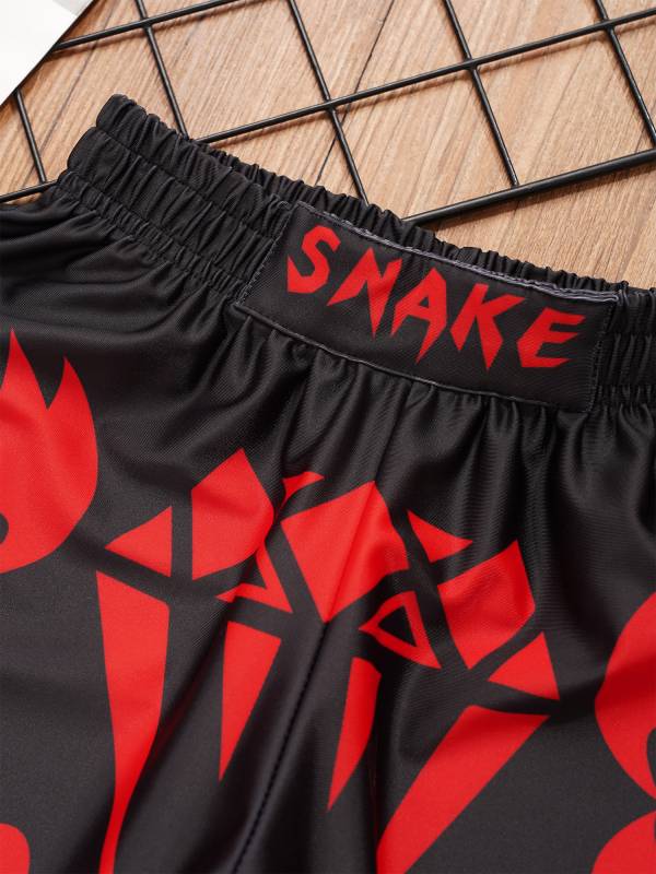 Kids Boys Boxer Shorts Elastic Waistband Athletic Trunks thumb