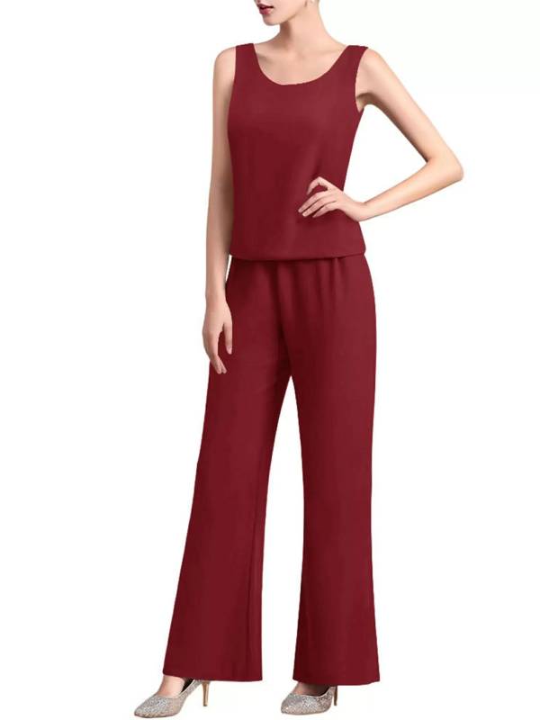 Women 3 Pieces Elegant Chiffon Party Suit Wedding Guest Outfits thumb
