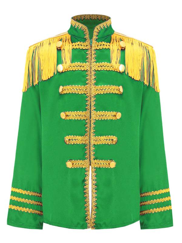 Kids 1960s British Long Sleeve Fringe Musician Costume Shirt thumb