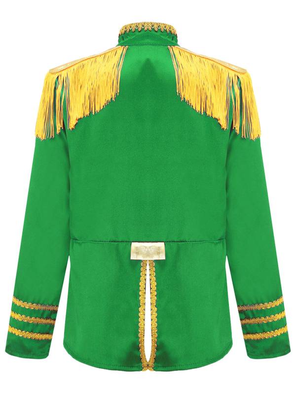 Kids 1960s British Long Sleeve Fringe Musician Costume Shirt thumb