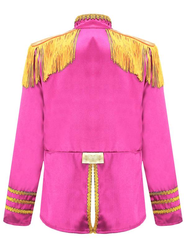 Kids 1960s British Long Sleeve Fringe Musician Costume Shirt thumb