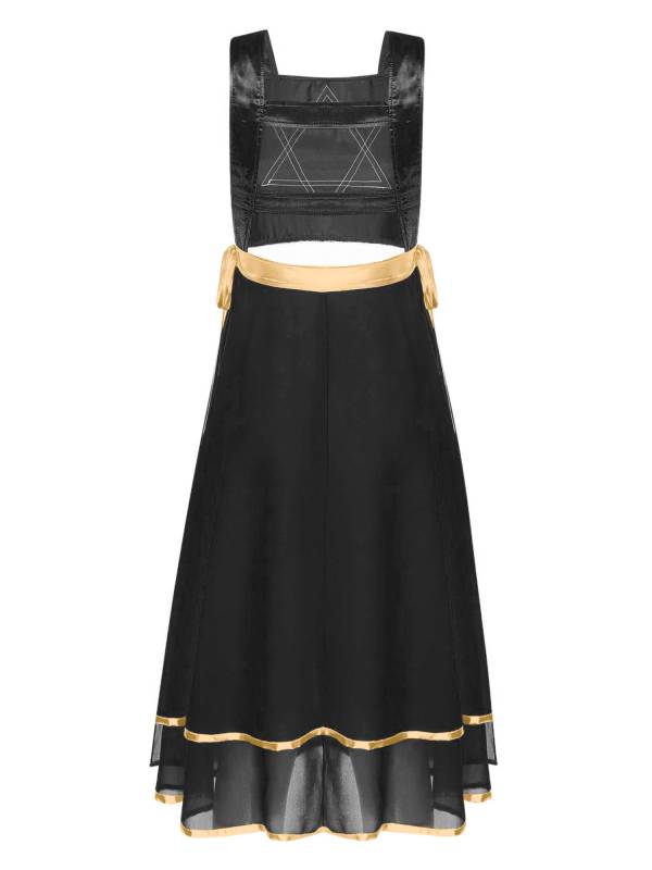 Women Star Lace-up Sleeveless Dress Choir Praise Dance Tunic thumb