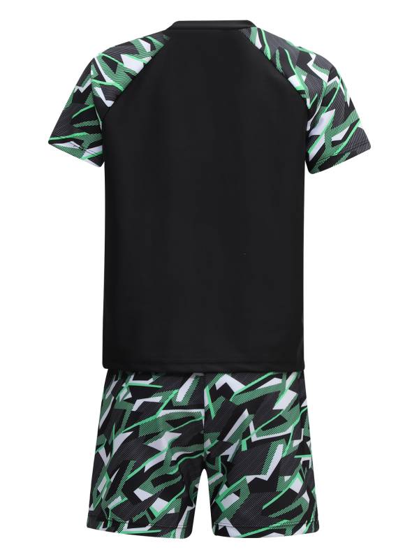 Kids Boys 2pcs Short Sleeve Top and Trunks Swimwear Set thumb