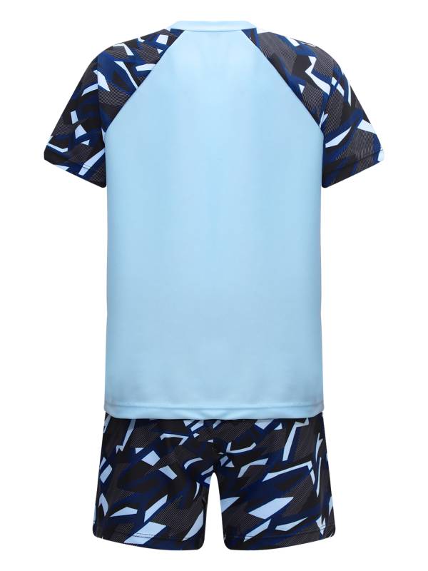Kids Boys 2pcs Short Sleeve Top and Trunks Swimwear Set thumb