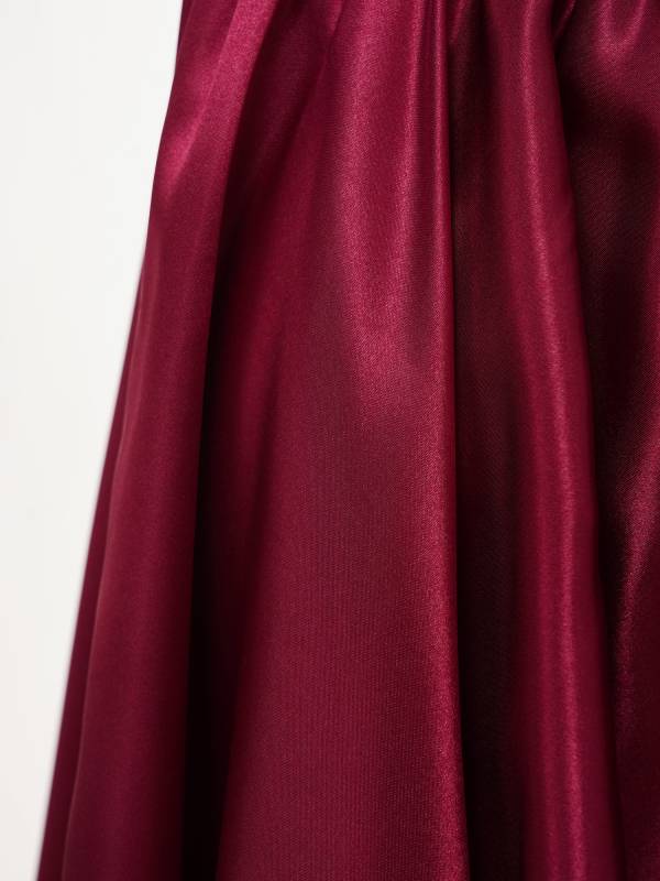 Kids Girls Solid Spanish Bullfight Midi Skirt Latin Dance Skirt thumb