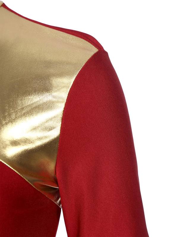 Women 3/4 Flare Sleeve Asymmetrical Liturgical Praise Dance Dress thumb