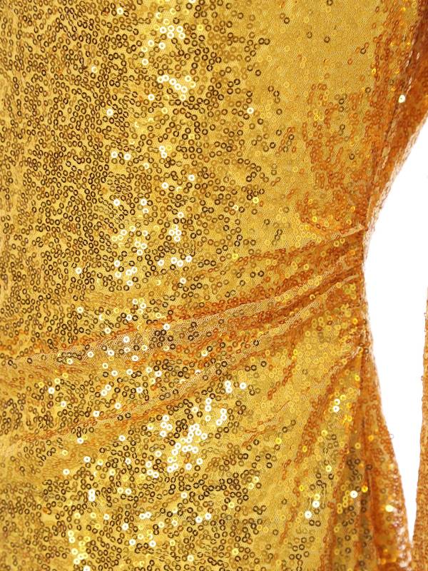 Women Sequin Cocktail Dress Long Sleeve Bodycon Pencil Dress thumb